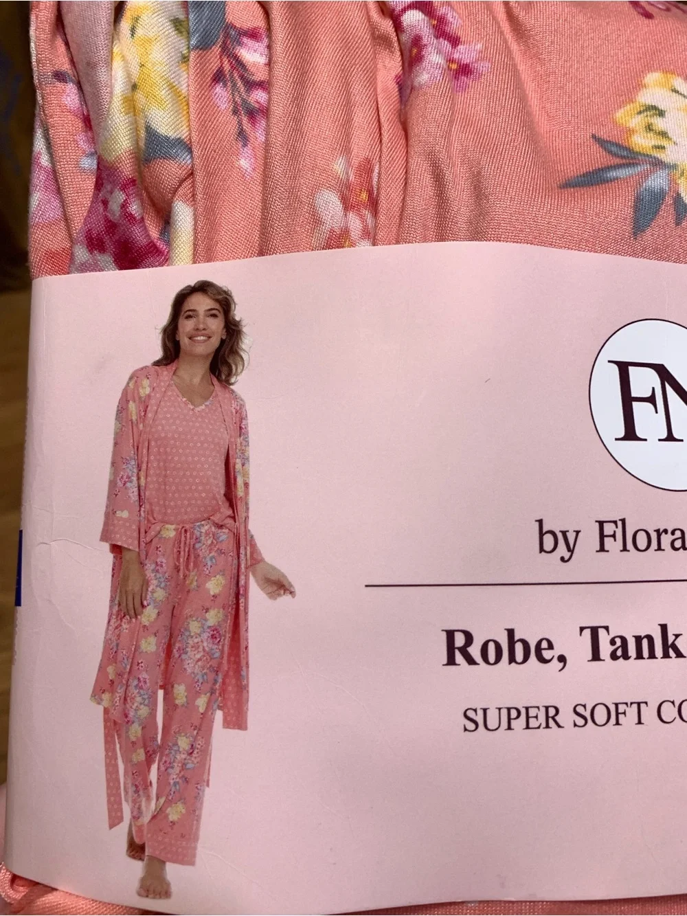 Women’s Flora Nikrooz 3 Piece Pajama Set Size Large NWT